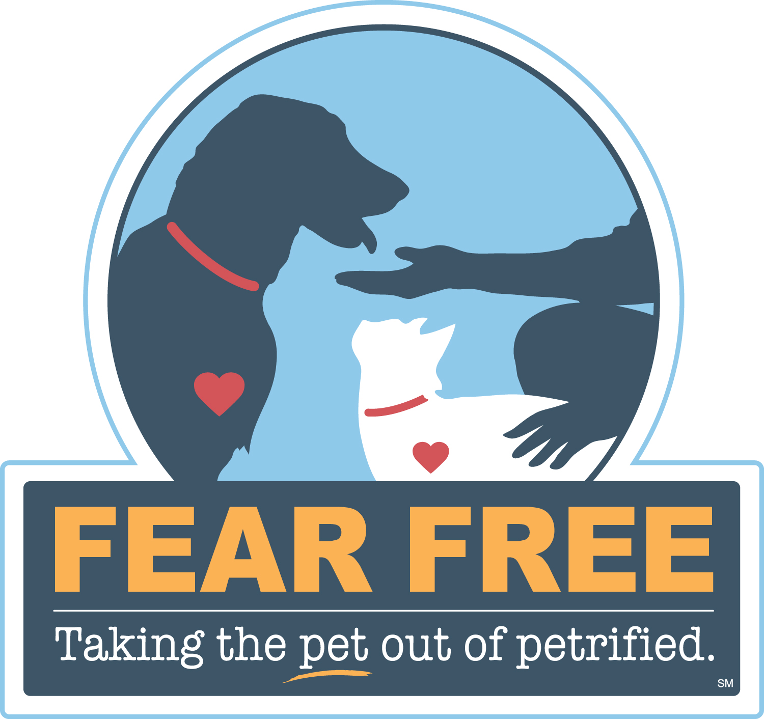 Fear Free Certified veterinary practice badge — Boca Midtowne Animal Hospital, Boca Raton, FL